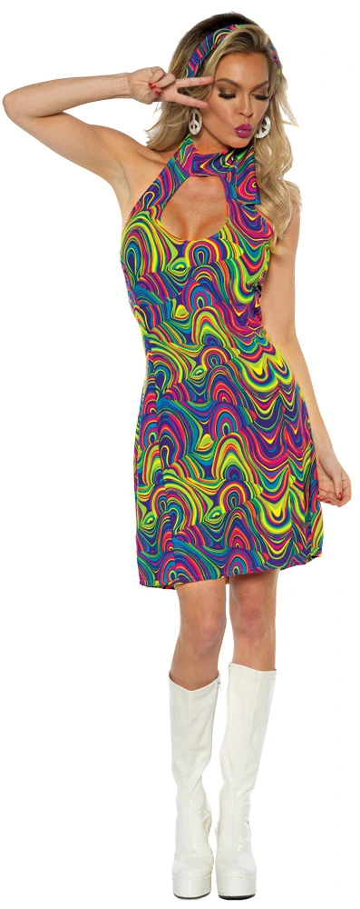 Women's Glow Costume XSMALL