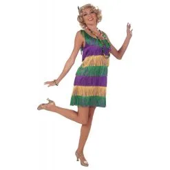 MARDI GRAS FLAPPER ADULT