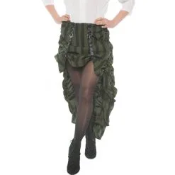 STEAM PUNK SKIRT AD GREEN LG