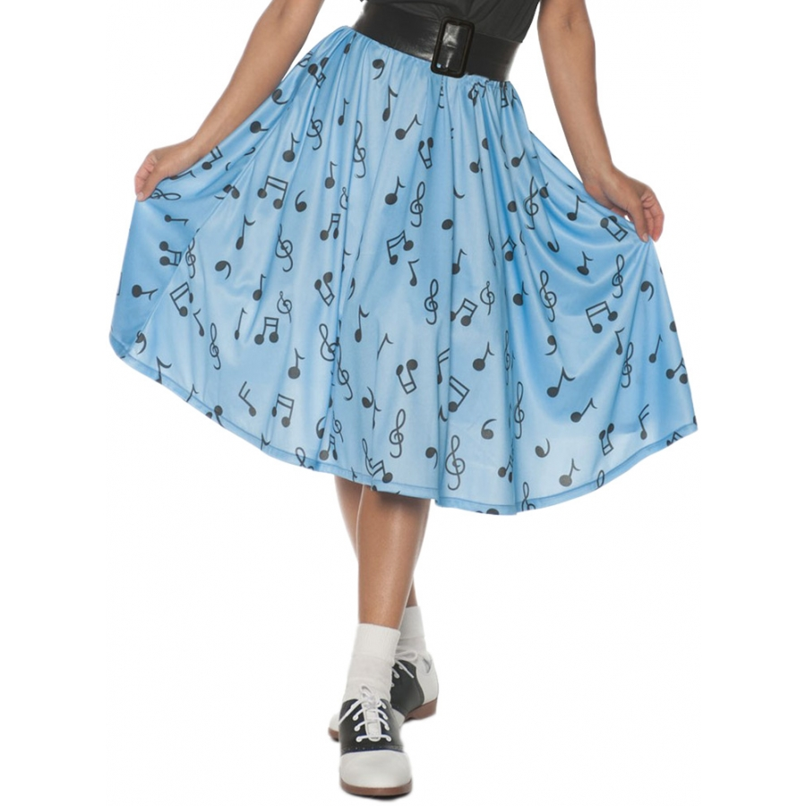 50'S MUSICAL NOTE SKIRT AD MD